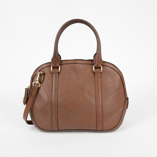BURBERRY ブラウンレザーオーチャードトート兼ショルダーバッグ 3939325 35032832