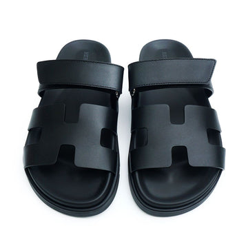 HERMES Chypre Sandalen Schwarz Set Geschenk 12345 35320651