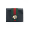 Gucci Wallet Chain 573790 Black Leather Card Case 35367195 [P]