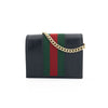Gucci Wallet Chain 573790 Black Leather Card Case 35367195 [P]