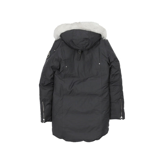 MOOSE KNUCKLES MK2001MP S Größe grau Fox Pelz STIRLING PARKA 2001MP 31018348