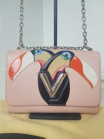 Louis Vuitton Limited Edition Crystal Pink Twist MM M54717 154655724