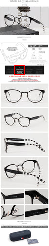 Tommy Hilfiger Eyeglass Frame TH1484 003 Matte Black Round 60875886 [P]