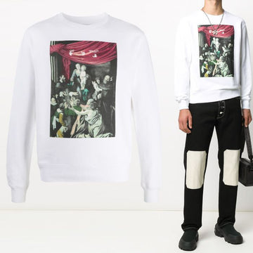 Off White Crewneck Sweater OMBA025E20FLE004 0110 33163892 [P]