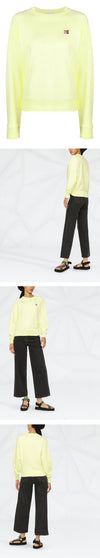 MAISON KITSUNE Damen Fox Head Sweatshirt Hellgelb IW00312KM0001 P720 32409263 [P]