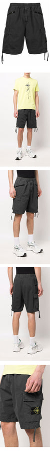 STONE ISLAND Stone 22SS Wappen Bermuda Cargo Shorts Charcoal 7615L10WA V0165 30722418 [P]