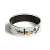 Hermes Chiens et Chats Parisiens Wide Bangle 44809033 [P]