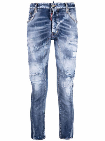 Dsquared2 Washed Tidy Biker Jeans S74LB1179 37511435