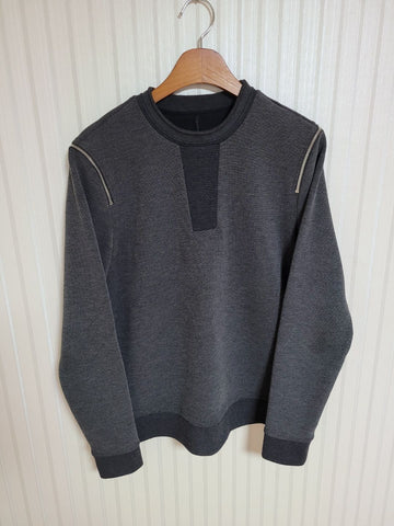 SYSTEM Homme Charcoal Seitenreißverschluss Sweatshirt 95 37635460