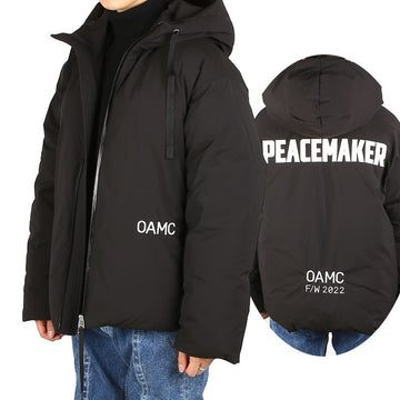 Moncler OAMC Logo Print Hoodie Padding Jacket 28OAU63 TESBA032 001 37801875