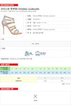 Christian Louboutin 15SS Glitter Cage Sandals 59I-G6N011 33100555 [P]