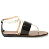 SERGIO ROSSI 15SS PVC フラットサンダル 1009311 33099011 [P]