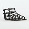 SAINT LAURENT Studierte Multi-strap Sandale 375354 CYU00 1000 33099006 [P]