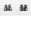 SAINT LAURENT Studierte Multi-strap Sandale 375354 CYU00 1000 33099006 [P]