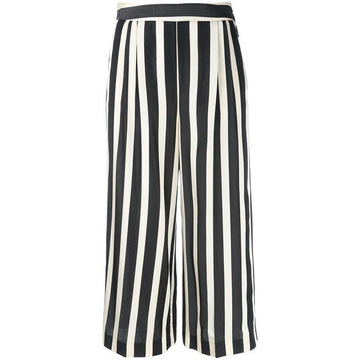 MSGM 17SS Streifen cropped pants 2241MDP17A 174110 99 32924312