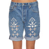 Other Brand 17SS Eyelet Bandana Denim Shorts 1050129 32924305 [P]