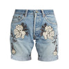 Other Brand 17SS Shadow Flower Denim Shorts 1071865 32924304 [P]