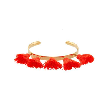 その他ブランド 17SS ラケル ゴールドプレート タッセル カフ 1068902 32924299