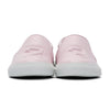 Joshua Sanders 16SS Pink Leather 23 Embossed Slip-On Sneakers 10017W23 PINK 32204021 [P]