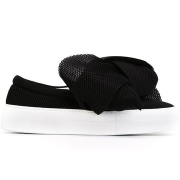 JOSHUA SANDERS 16SS Mesh Schwarz Schleife Slip-On Sneaker 10078BO BLACK 32204001