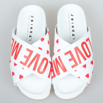 Joshua Sanders 16SS Love Me Heart Sandals Slippers 10115HE WHITE 32203990