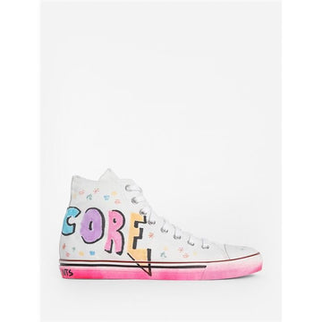 VETEMENTS Graffiti Sneakers 1372 WHITE 32008768