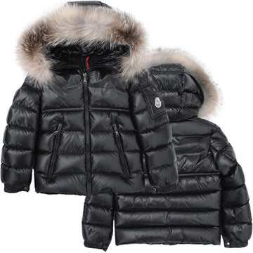 MONCLER Kids Fell-Hooded Daunenjacke 1A58622 68352 999 38391695