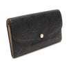 LOUIS VUITTON Monogram Empreinte Noir Emily Geldbörse M62369 38711064 [P]