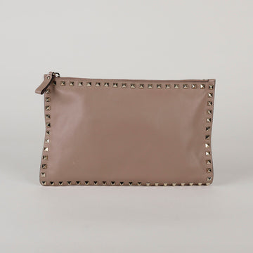 VALENTINO レザー ロックスタッド クラッチ 2P0269 37760595