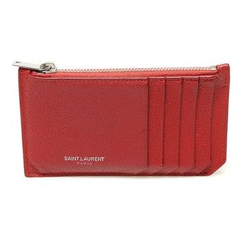 SAINT LAURENT Roter Pragmatische Reißverschluss-Kartenetui 458583 38768589