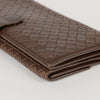 Bottega Veneta Brown Leather Intrecciato Continental Long Wallet 134075 38325619 [P]