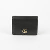 GUCCI GG Marmont Kartenetui Geldbörse schwarz Leder 38239134 [P]