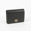 GUCCI GG Marmont Kartenetui Geldbörse schwarz Leder 38239134 [P]