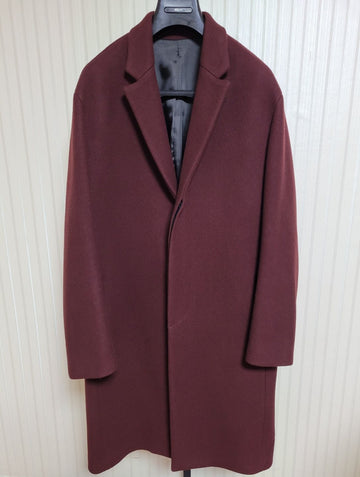 SYSTEM Homme Wein Cashmere Hidden Coat 100 39040872