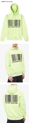 VTMNTS Vetements Big Barcode Hoodie VL14HD200W VL14HD200B VL14HD200Y 39049294 [P]