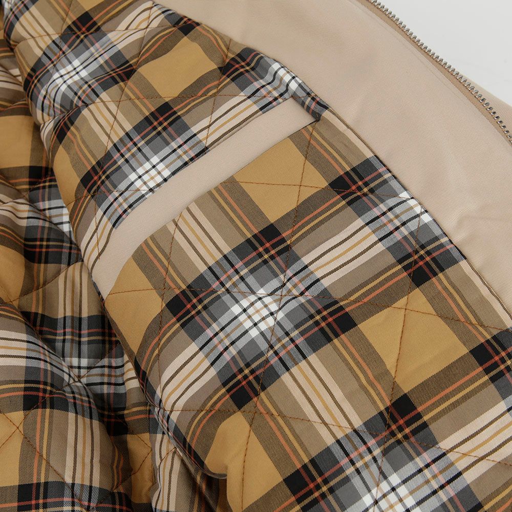 Burberry Beige Cotton Pocket Detail Gabardine Harrington Jacket 48