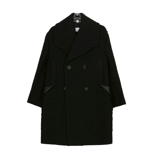 Burberry Oversized Wool Coat Size 38 Black 4562481 39130783