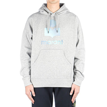 ISABEL MARANT (SW0055 22A041H 02GY) メンズ MILEY ロゴ フード Tシャツ 39561709