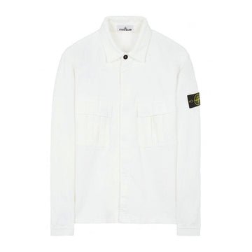 Stone Island Stone 22FW Wappen Pocket Shirt Jacket White 771511305 V0001 40244902