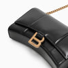 BALENCIAGA HOURGLASS WALLETS ON CHAIN IN BLACK MODELLNUMMER 656050 1QJ4M 1000 40325474 [P]