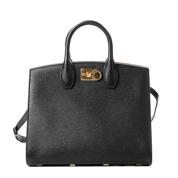 SALVATORE FERRAGAMO Gancini Studio Schultertasche Damen (21 0398 NERO 0740941) 40371396