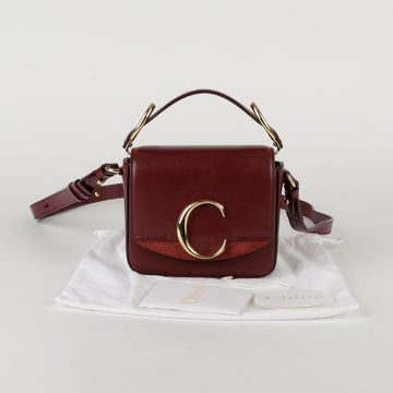 CHLOE Mini Sepia Braunes Leder C Tote und Schultertasche 40315347