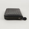 BOTTEGA VENETA 114076 ネイビー インテレチャート レザー ラウンド 長財布 40703556 [P]