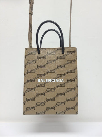 Balenciaga BB Multi Monogram Logo Phone Holder Tote Crossbody Bag 41558991