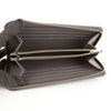 CELINE 10B553 ラージ グレー グレイン レザー 長財布 41170762 [P]