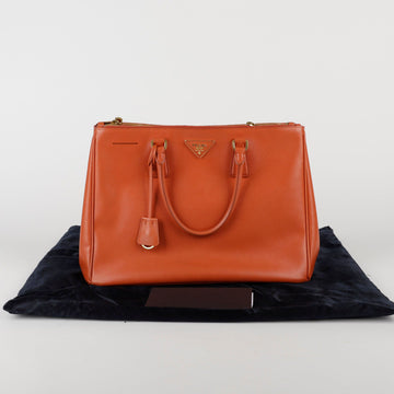 PRADA Orangenfarbener Saffiano Leder Luxustote BN1786 41254102