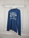 DSQUARED2 ブルーダメージロゴロングTシャツ 41884910 [P]