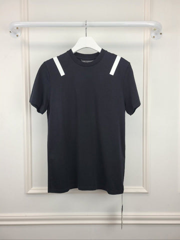 NEIL BARRETT ブラック ホワイト ジオメトリック 半袖Tシャツ 41910979