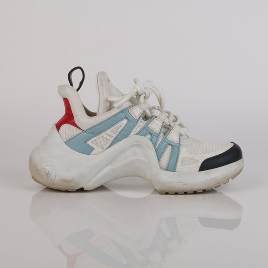 Louis Vuitton Size 37 White Multi-Color LV Archlight Sneakers 41424852