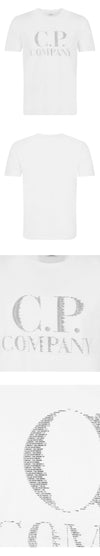 CP COMPANY Logo T-Shirt Weiß 14CMTS188A 005100W 103 42850272 [P]